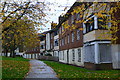 Flats beside Bourne Way