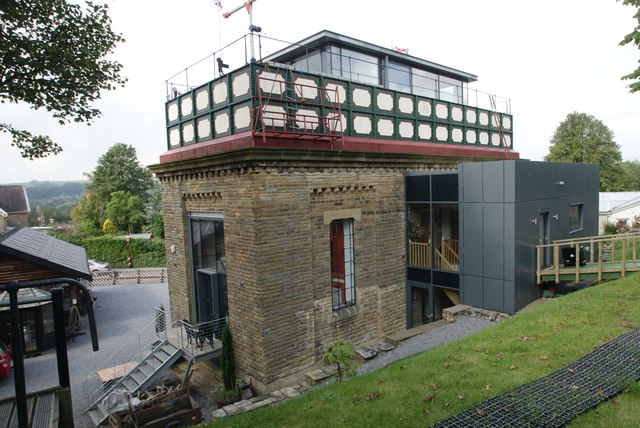 Settle Station Water Tower - rear view