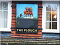 Sign at "The Plough" PH