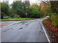 Junction of Philpot Lane and Sandpit Hall Road