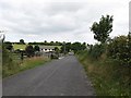 Approaching the junction with the B180 along a branch of the Kilkeel Road