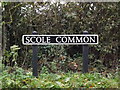 Scole Common sign