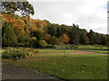 Across Victoria Park towards Balgay Park