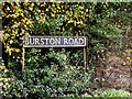 TM1480 : Burston Road sign by Geographer