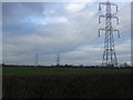 SD4625 : Power lines, Longton by JThomas