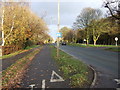 Cycle path beside Liverpool Road (A59)