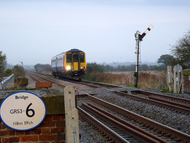 Nottingham train approaching Bellwater Junction