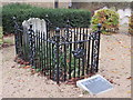TQ3083 : Grimaldi's grave, in Joseph Grimaldi Park by Mike Quinn