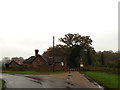 TM1580 : Church Road & entrance to Thelveton Hall by Geographer