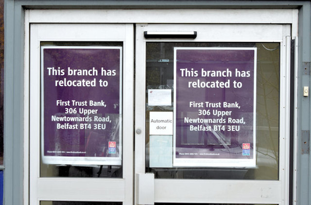 Former First Trust Bank (Stormont branch), Belfast - November 2014(2)