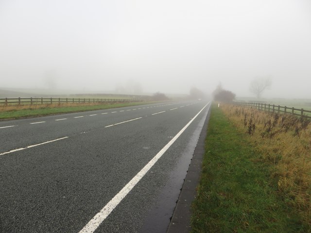 The A66 south east of Thornthwaite