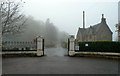 Gated entrance to Tomnahurich Cemetery