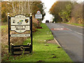 SK6391 : Harworth and Bircotes village sign by Alan Murray-Rust