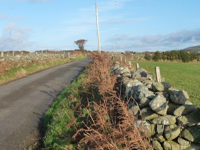 A road to Llanrug