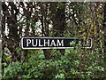 Pulham Road sign