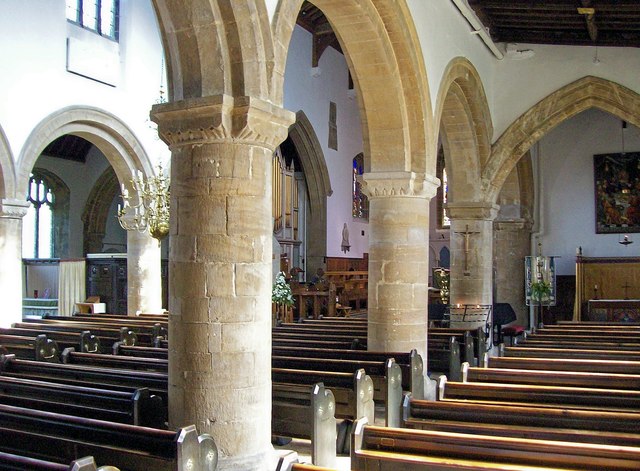 Inside the Abbey Church, Bourne, Lincolnshire