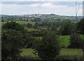 The town of Rathfriland viewed from the Goward Road