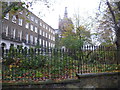 Compton Terrace and the Union Chapel from Highbury Corner