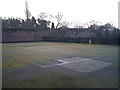 Rode Hall: disused tennis court