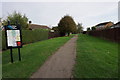 Footpath through the estate