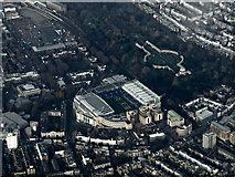 TQ2577 : Stamford Bridge stadium from the air by Thomas Nugent
