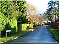 Looking into Llanvair Close