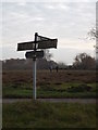 TM0979 : Roadsign on Ling Road by Geographer