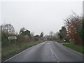 B5476 at Coton village boundary