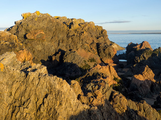 Rocks on the coast at Rosemarkie