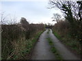 Track (footpath) towards Wyre Hall