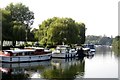 Boats moored by the Willows Riverside Park