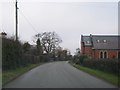 Chapel Lane looking north at converted chapel