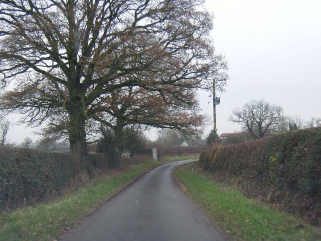 Lane near Grange Farm