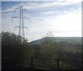 Pylon by the railway line