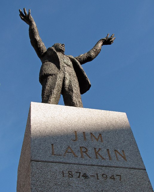 O'Connell Street: the statue of Jim Larkin