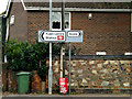 Roadsigns on the A1066 Victoria Road