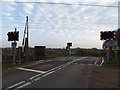 TM1278 : Palgrave Level Crossing on Crossing Road by Geographer