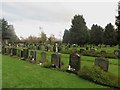 NY3853 : Graves in Ward 20, Carlisle Cemetery by Graham Robson