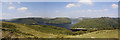 SN8049 : Llyn Brianne Reservoir Panorama  2 by Bill Nicholls