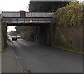 West side of Church Road railway bridge, Malvern