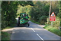 TQ8524 : Hazard on a rural  A road by N Chadwick