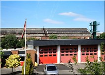 SJ9494 : Hyde Fire Station by Gerald England