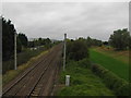 Railway south of Enfield Lock