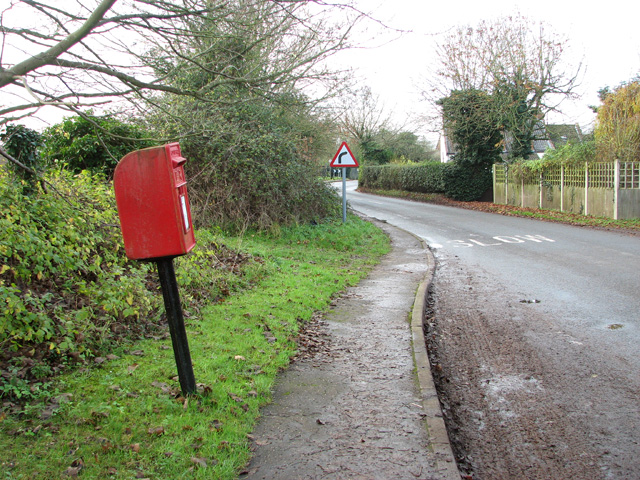 Postbox in Rectory Lane