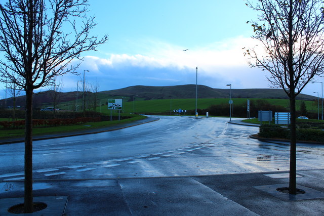 Exit Road from Girvan Hospital
