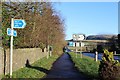 Cycle path by A78 near West Kilbride