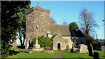ST3794 : St. Andrew's church, Tredunnock by Jonathan Billinger