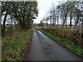 Minor road near Lintmill of Boyne