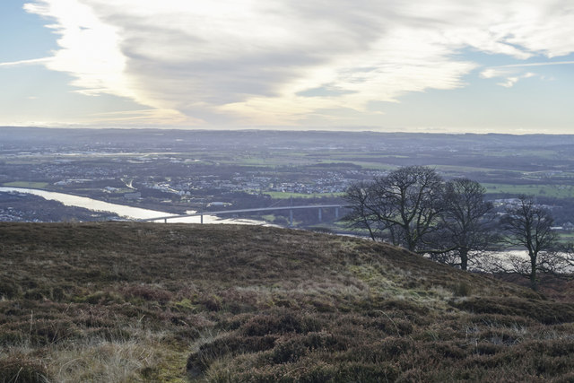 View South over the Erskine Bridge