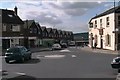 Roundabout on A4151 in centre of Cinderford